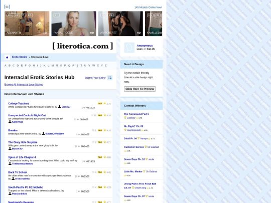 Literotica Interracial Sex Stories