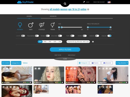 Skyprivate Teen (18+)